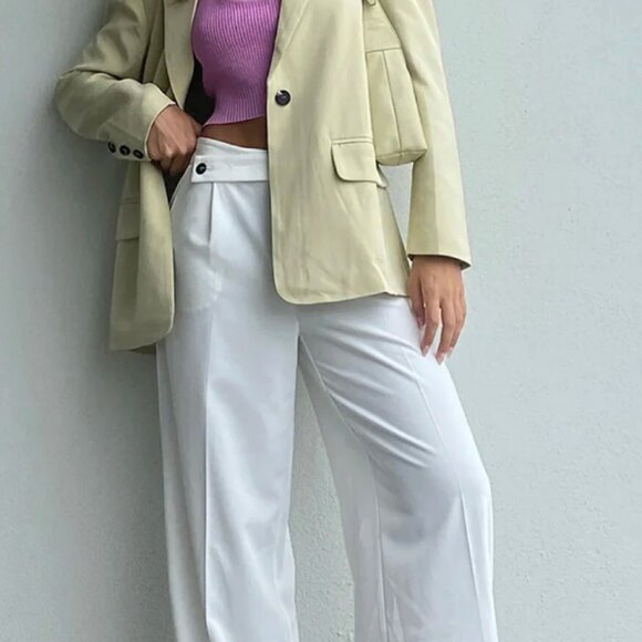 NWT Madison the Label Pink Knit Crop Top LARGE - Picture 3 of 10